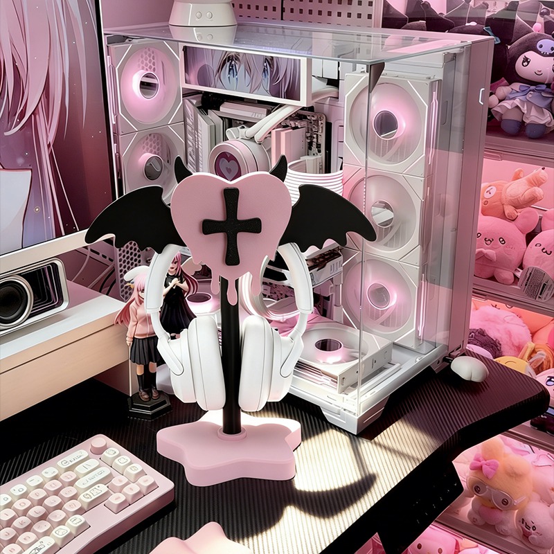 ขาตั้งหูฟังน่ารักสไตล์สวยงาม ส - Gaming Accessories Aesthetic บทวิจารณ์และราคา